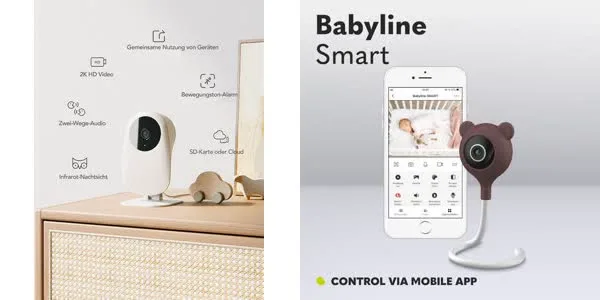 Nooie and Lionelo baby monitors side by side comparison