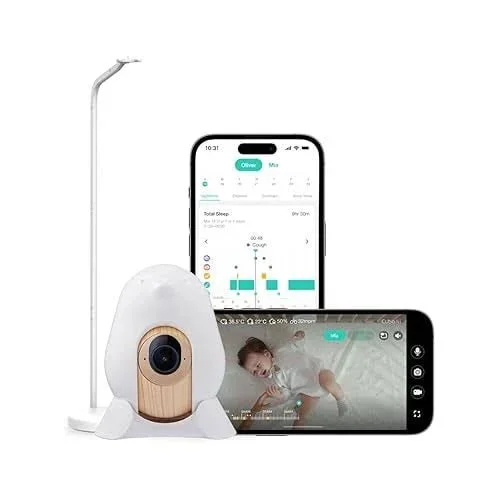 Cubo AI Baby Monitor — smart AI monitor with face-cover and rollover detection