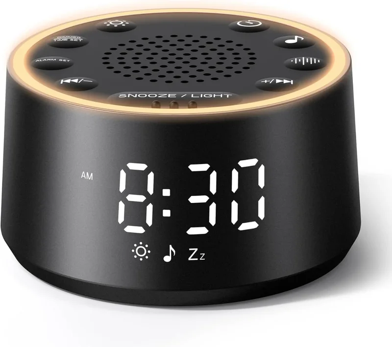 Dreamegg D1 Classic — mains-powered white noise machine with 24 sounds and warm nightlight