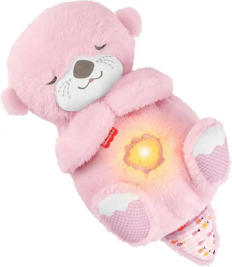 Fisher-Price Soothe & Snuggle Otter — plush toy with breathing motion, music and sounds for newborn soothing