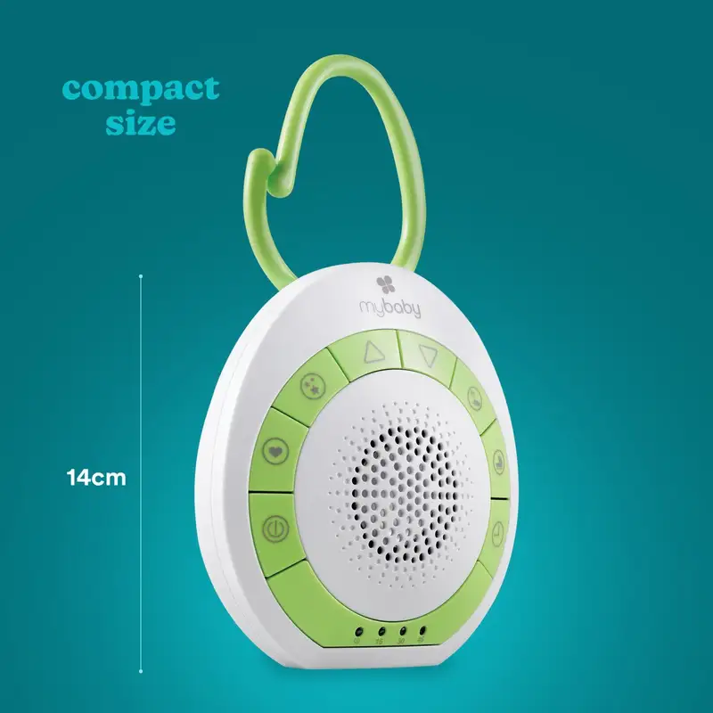 My Baby Sound Spa On The Go — portable white noise machine with clip and heartbeat sounds